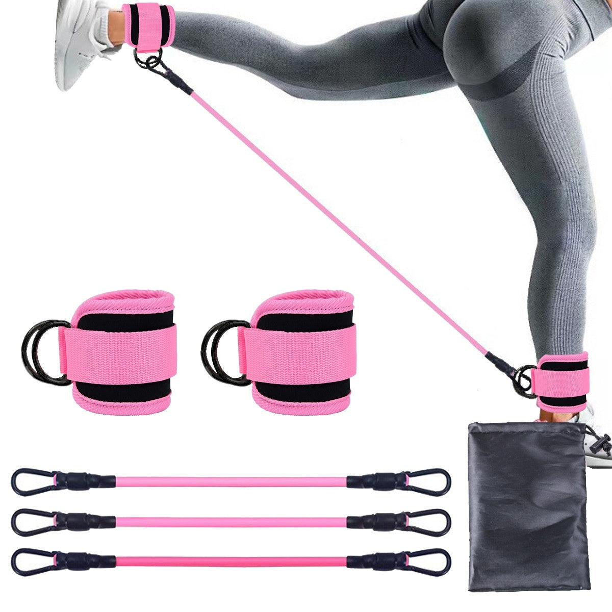 Ankle Strap Resistance Bands Hip Leg Strength