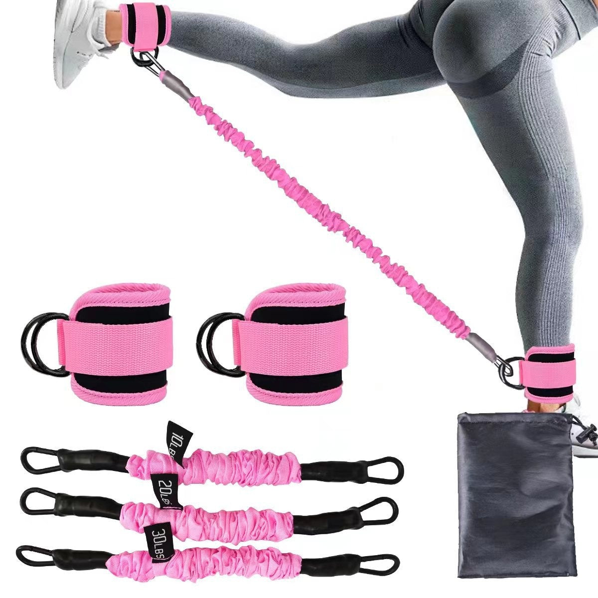 Ankle Strap Resistance Bands Hip Leg Strength