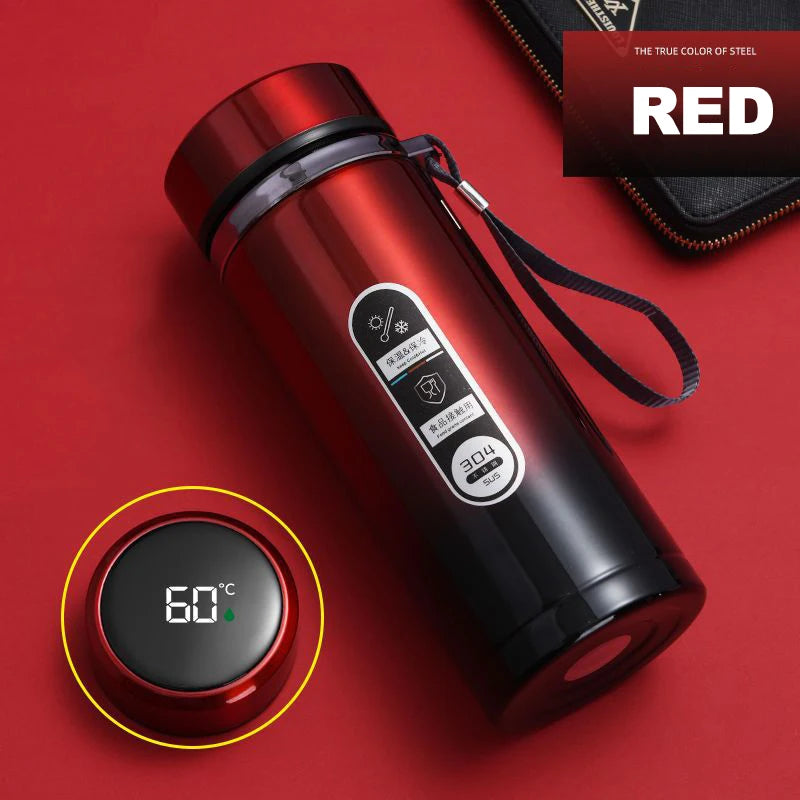 Stainless Steel Thermos Bottle with LED