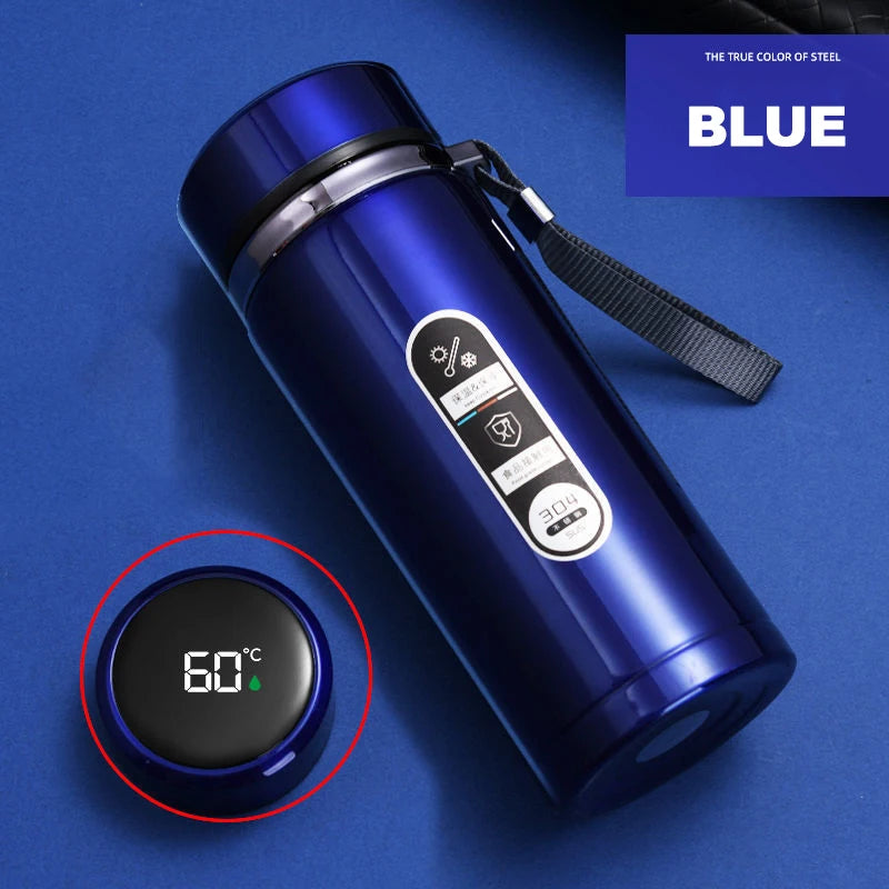 Stainless Steel Thermos Bottle with LED