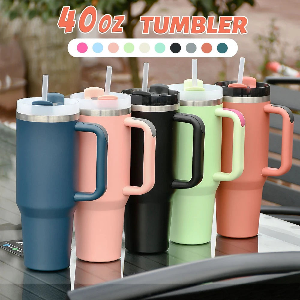 Stainless Steel Thermal Mug Large Capacity Insulated Coffee Cup