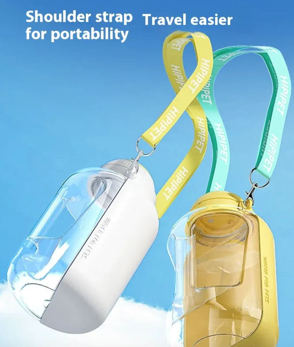 2-in-1 Portable Pet Water and Food Bottle