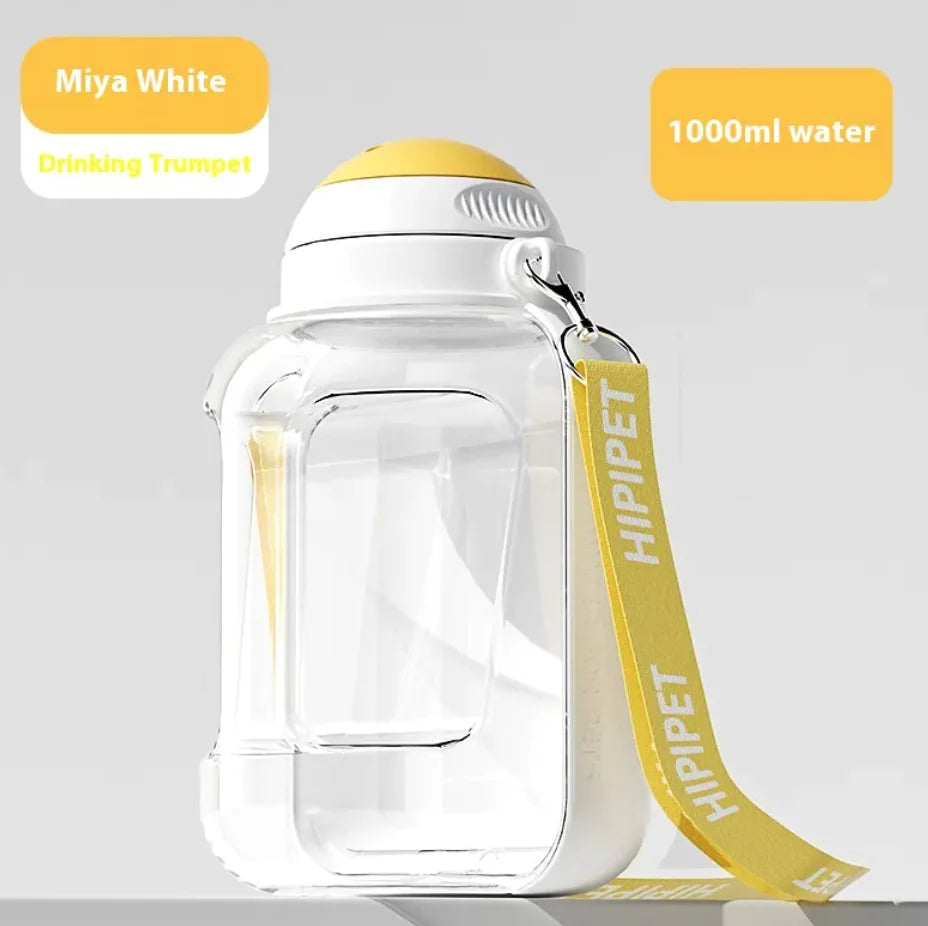 2-in-1 Portable Pet Water and Food Bottle