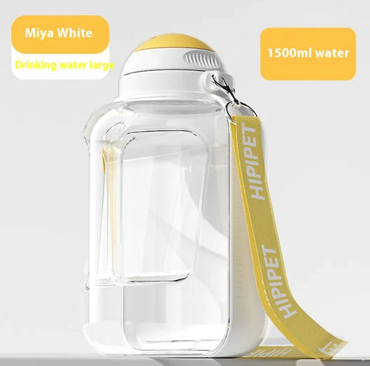 2-in-1 Portable Pet Water and Food Bottle